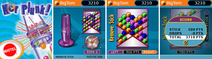 Marbles on a phone.