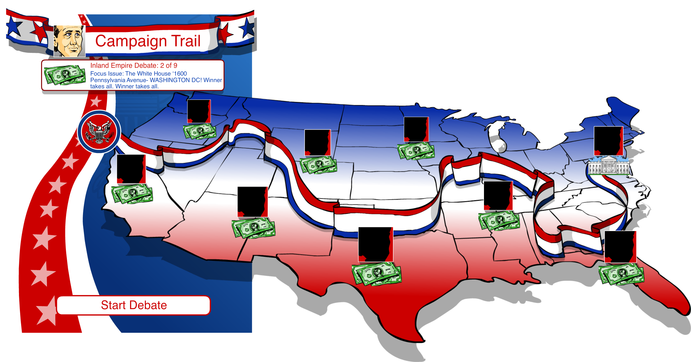 The road to the White House.